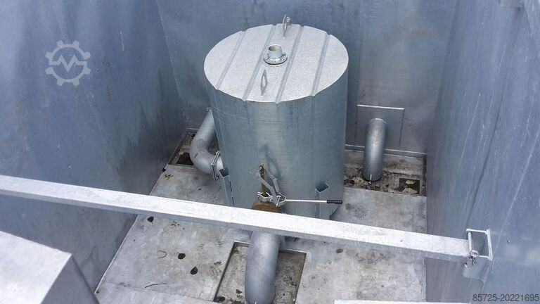 Fertiliser  Agomac gegalvaniseerde mest-pompcontainer