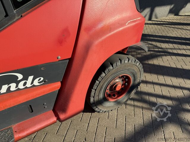 Forklift LINDE H80D-01 duplex mast 4.15m SIDESHIFT/FORK POSITIONER DEUTZ DIESEL 2011 LINDE H80D-01 duplo415 SIDESHIFT/VORKVERSTELLER DEUTZ DIESEL 2011