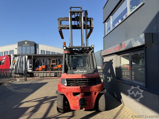 Forklift LINDE H80D-01 duplex mast 4.15m SIDESHIFT/FORK POSITIONER DEUTZ DIESEL 2011 LINDE H80D-01 duplo415 SIDESHIFT/VORKVERSTELLER DEUTZ DIESEL 2011