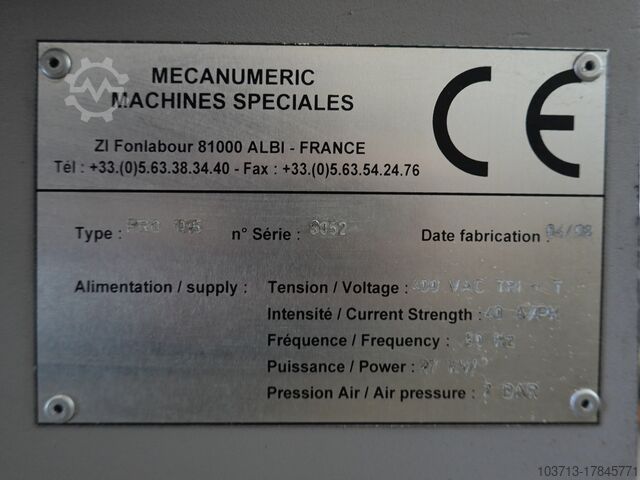 Portal milling machine Mecanumeric 