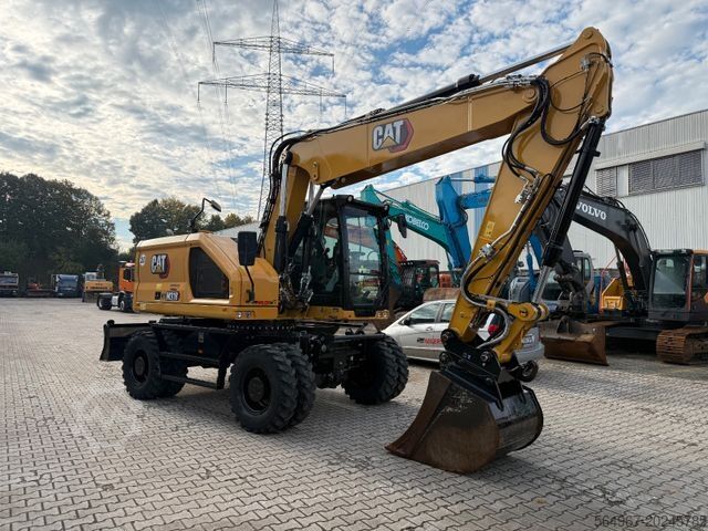 Mobile excavator CATERPILLAR M318 NEW GEN OQ65 ZS Klima 180° TOP
