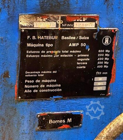 Warmmutternpresse HATEBUR AMP50