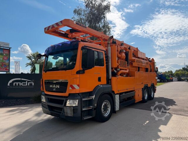 Saugwagen MAN TGS 33.540 Müller Saug-Druck-Kombispüler Recycle