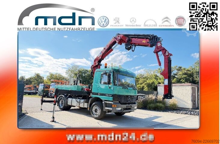 Autokran MERCEDES-BENZ Actros 1840 4x2 SZM Kran 26m FUNK WINDE Korb