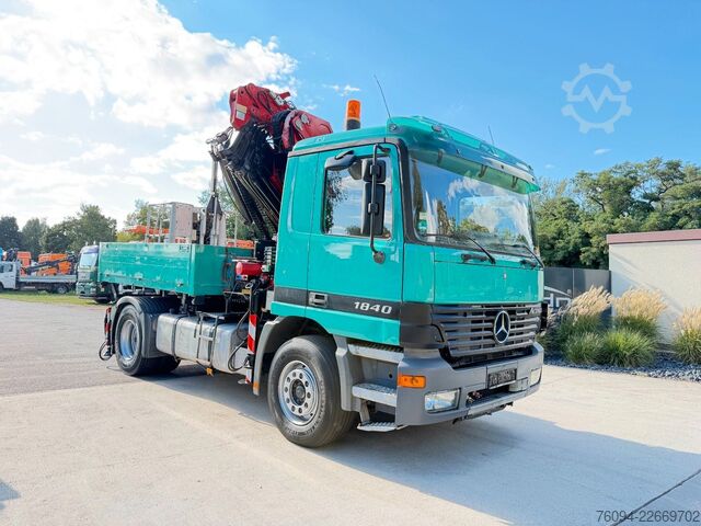 Autokran MERCEDES-BENZ Actros 1840 4x2 SZM Kran 26m FUNK WINDE Korb