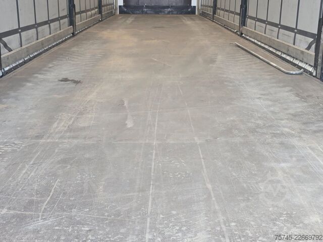 Open semitrailer with tarp WIELTON NS-3 * PR. + PL. MEGA * SAF *PLANE UNBESCHRIFTET