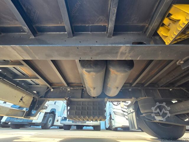 Open semitrailer with tarp WIELTON NS-3 * PR. + PL. MEGA * SAF *PLANE UNBESCHRIFTET