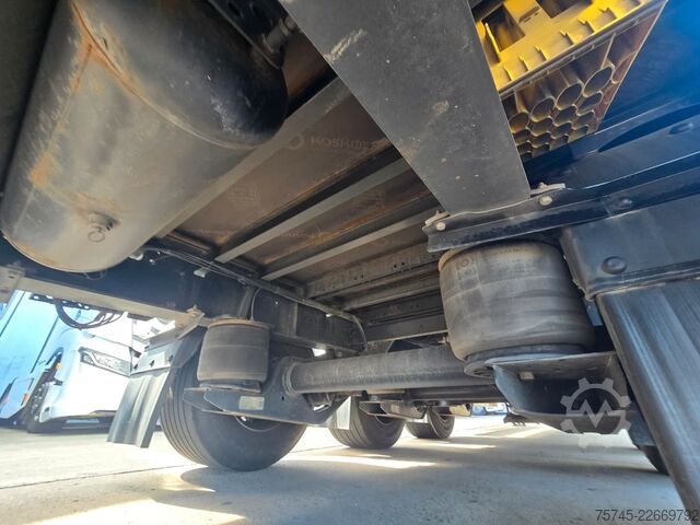 Open semitrailer with tarp WIELTON NS-3 * PR. + PL. MEGA * SAF *PLANE UNBESCHRIFTET
