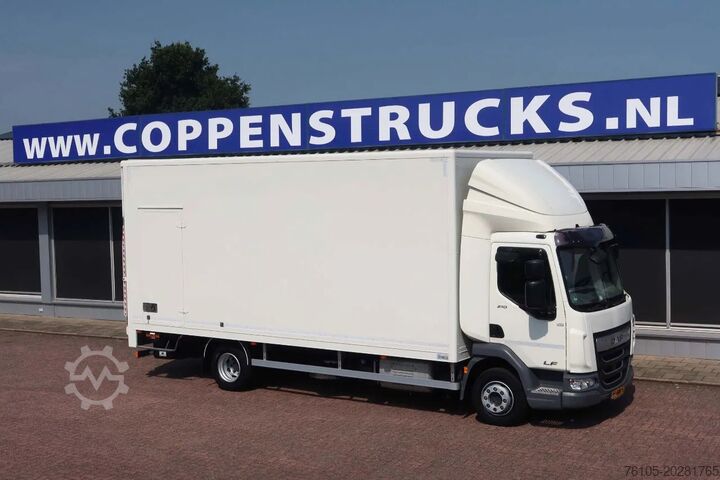 Box body DAF LF 210 Bakwagen + Dhollandia klep 1500 kg