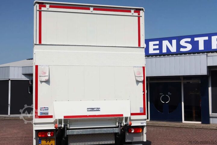 Box body DAF LF 210 Bakwagen + Dhollandia klep 1500 kg
