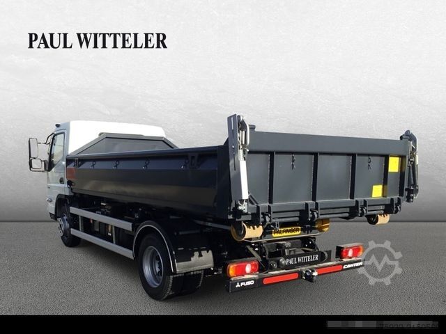 Transporter mit Kipper FUSO Canter 7C18 Palfinger-Abrollkipper +Mulde+AHK3,5
