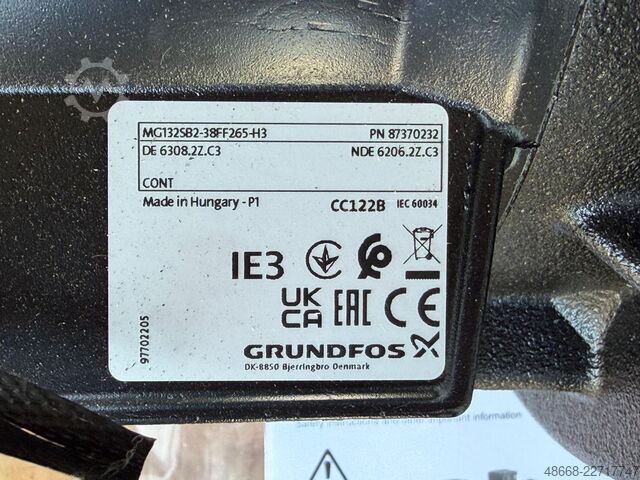 Vakuumpumpe Blockpumpe Kreiselpumpe Grundfos NB 32-200/206
