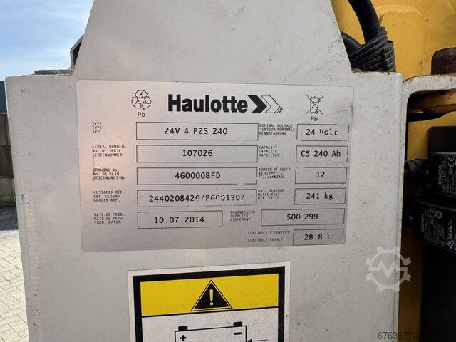 Haulotte Star 10 Elektrischer Mastbühne / Vertikaler Gelenkteleskop-Arbeitsbühne, 10 m Arbeitshöhe,  HAULOTTE Star 10 Electric Masthoogwerker / Vertical Boom lift 10M werkhoogte 2014  TUV 7-2026