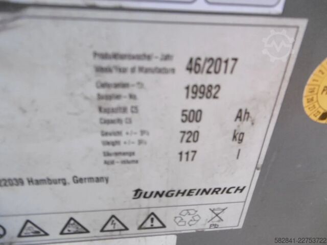 Elektro-Gabelstapler 3-Rad JUNGHEINRICH EFG 215 GE115-310 ZZ