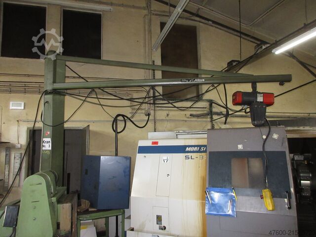 Saeulenschwenkkran Schwenkkran Kettenzug Abus LS Kran Drehkran Hallenkran 125KG Abus Kettenzug L 3m NL 125Kg H 3m