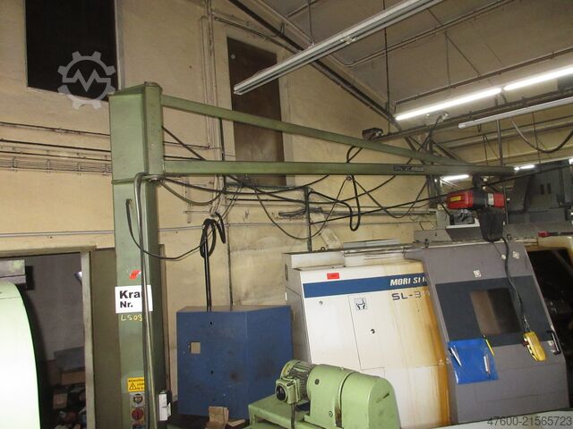 Saeulenschwenkkran Schwenkkran Kettenzug Abus LS Kran Drehkran Hallenkran 125KG Abus Kettenzug L 3m NL 125Kg H 3m