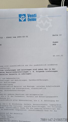 Stationäre Absauganlage Venti Oelde RK 126 ZS 3