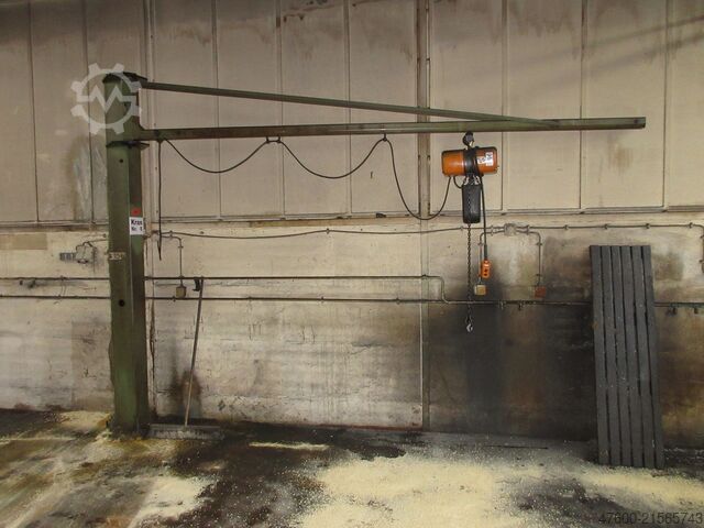 Kranarm Abus LS Kran Drehkran Hallenkran 125KG Abus Kettenzug L 4m NL 125Kg H 3m