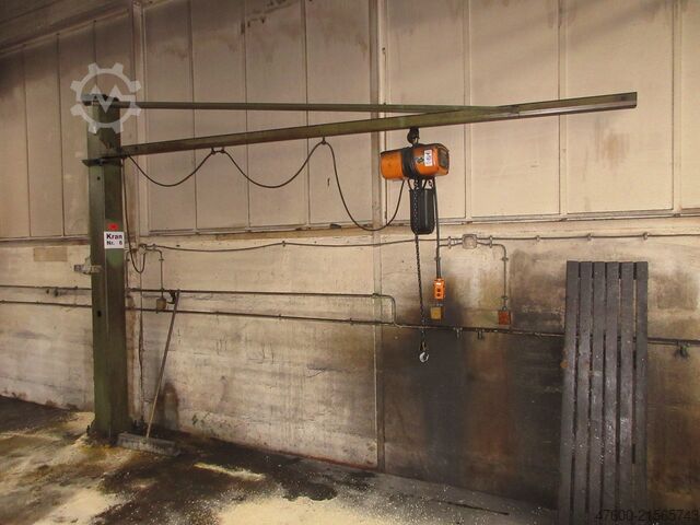 Kranarm Abus LS Kran Drehkran Hallenkran 125KG Abus Kettenzug L 4m NL 125Kg H 3m
