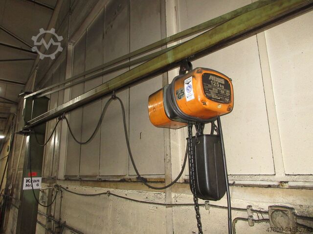 Kranarm Abus LS Kran Drehkran Hallenkran 125KG Abus Kettenzug L 4m NL 125Kg H 3m