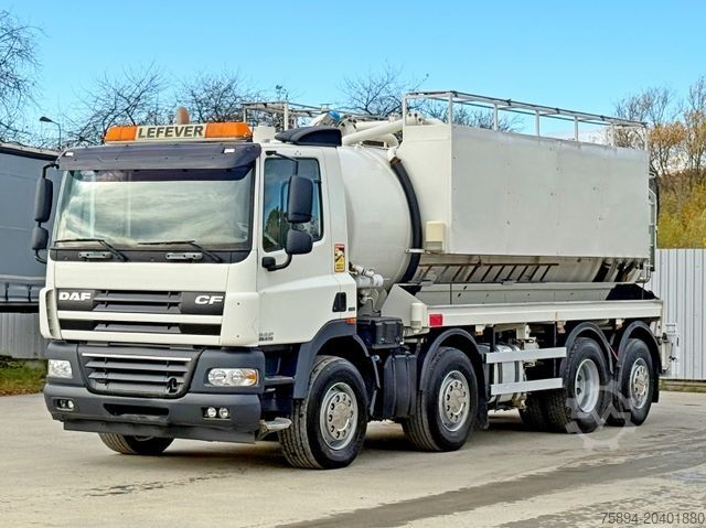 Vacuum tank truck DAF CF 85.410 * Saug und Spülwagen +FUNK