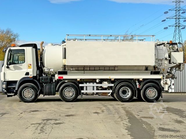 Vacuum tank truck DAF CF 85.410 * Saug und Spülwagen +FUNK
