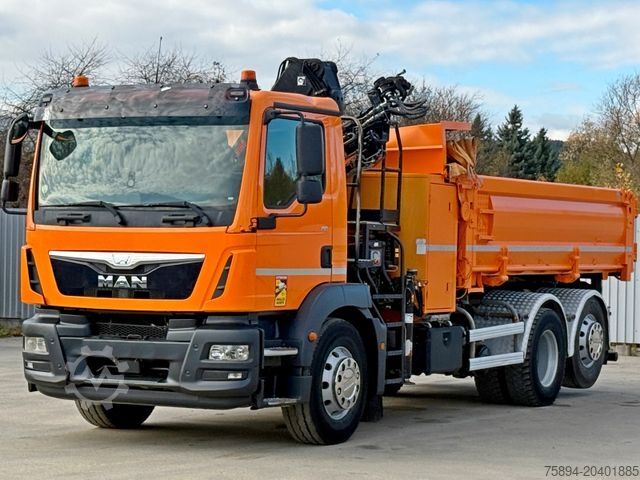 Tipper truck MAN TGM 26.290* KIPPER 4,60m*HIAB 111 B-3 HIDUO/FUNK
