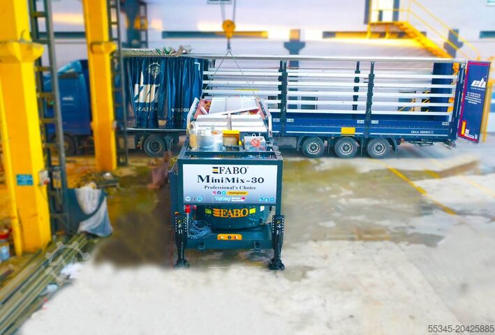 Concrete mixing plant / concrete plant FABO Mobile Concrete Batching Plant 30 m3/h Mobile Concrete Batching Plant