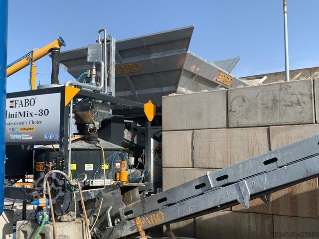 Concrete mixing plant / concrete plant FABO Mobile Concrete Batching Plant 30 m3/h Mobile Concrete Batching Plant