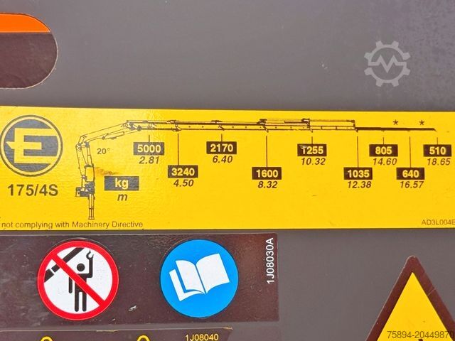 Autokran VOLVO FMX 450 Abschleppwagen 6,70 m *EFFER 175/4S*FUNK