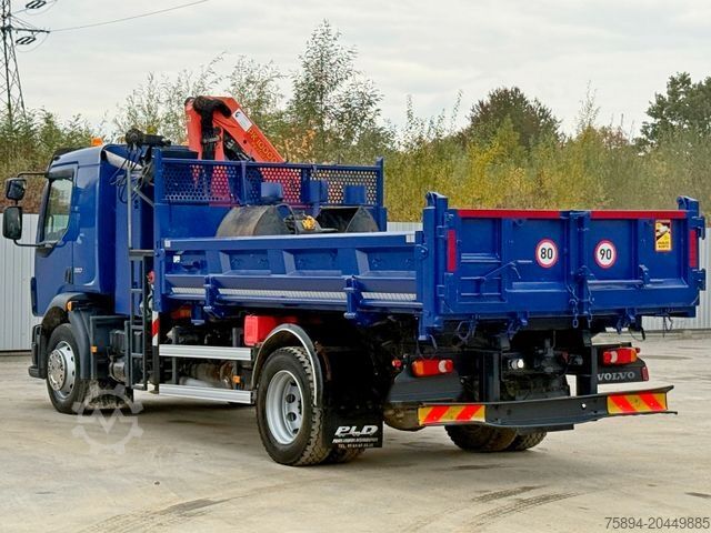 Tipper truck VOLVO FL280 KIPPER 4,35m * PALFINGER PK 10000 + FUNK