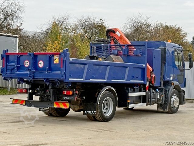 Tipper truck VOLVO FL280 KIPPER 4,35m * PALFINGER PK 10000 + FUNK