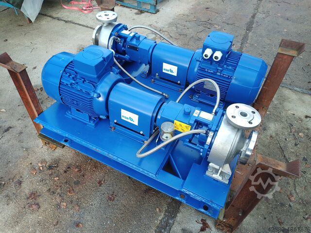 Chemienormpumpe Edelstahl Kreiselpumpe KSB 5,5 kW 6,9m³/h 33 Meter MCPK 40-25-160