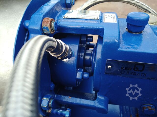 Chemienormpumpe Edelstahl Kreiselpumpe KSB 5,5 kW 6,9m³/h 33 Meter MCPK 40-25-160