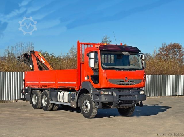 Autokran RENAULT KERAX 410 *PK 16502 + FUNK / 6x4 * TOP