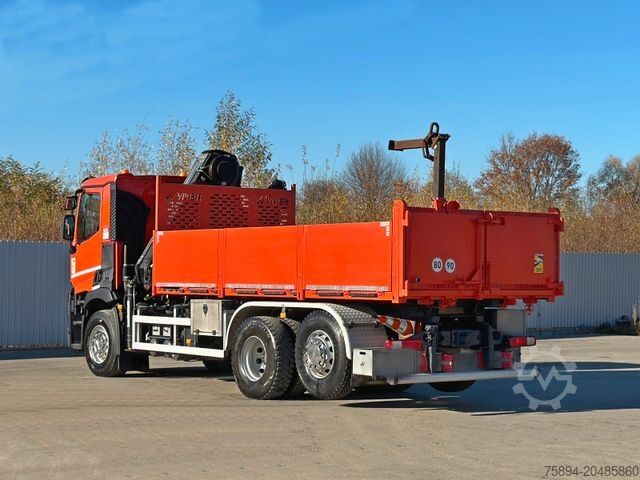 Autokran RENAULT C430 * HIAB 144 BS - 3 HIDUO+ FUNK/ 6x2
