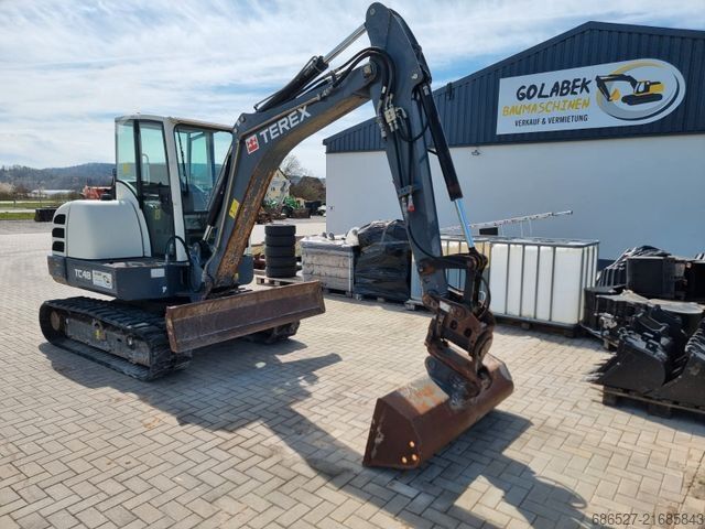 Minibagger TEREX TC48 Powertilt