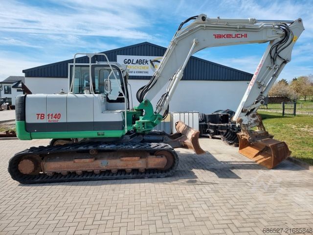 Kettenbagger TAKEUCHI TB1140 Series 2/ Powertil/ 3 Löffel