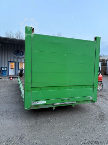 Anhänger-Wechselpritsche Krone BDF 7,45m TOP Zustand Zurringe