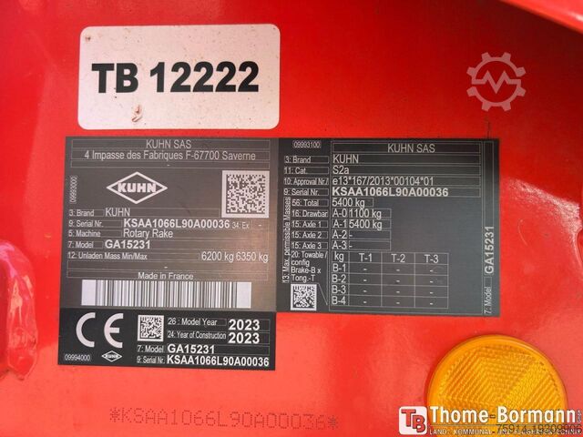 Hay technology Kuhn GA 15231