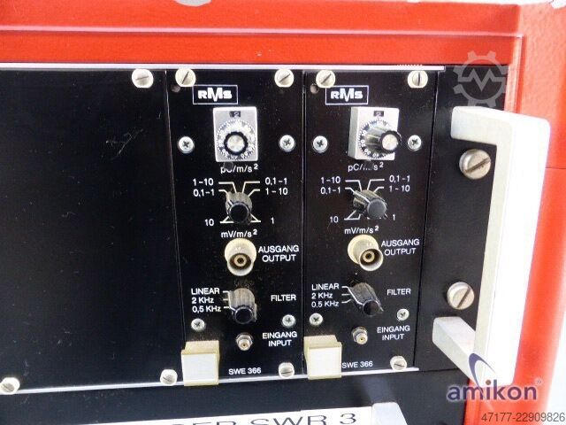 RMS Elektrodynamische Schwinganlage Testmanager SWR 900 u. SWE 384 , SWE 366 RMS RMS Schwinganlage