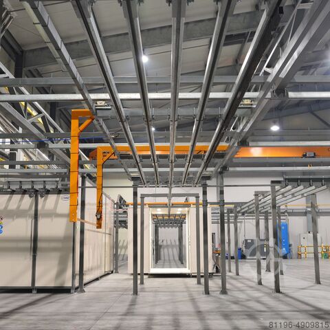 Pulverbeschichtungsanlage ROMER /Automatyczna linia Automat