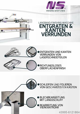 Langbandschleifmaschine NS Maquinas LMD2500