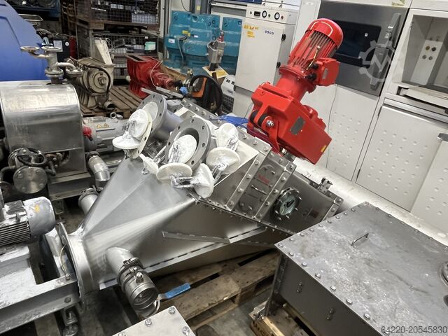 Tube chain conveyor Schrage Edelstahl Rohrkettenförderer Schrage