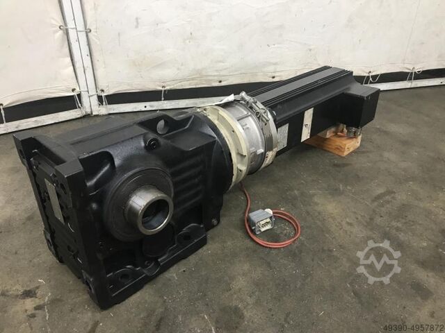 Synchron-Servomotor mit Haltebremse und Getriebe, ; Getriebemotor, Elektromotor, Winkelgetriebemotor LUST LTI DRIVES LSK-190-7-30-560 T1,P,KK,1R