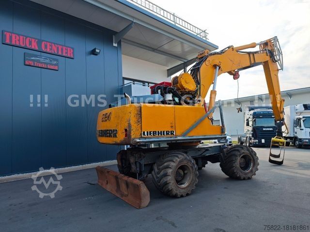 Mobile excavator CATERPILLAR 315 318 322 / WOOD / Winch