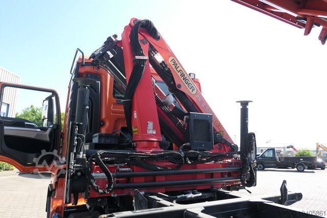 Three-sided tipper truck MAN 18.460 TGS 4x2, Palfinger 8.501, Meiller, Klima