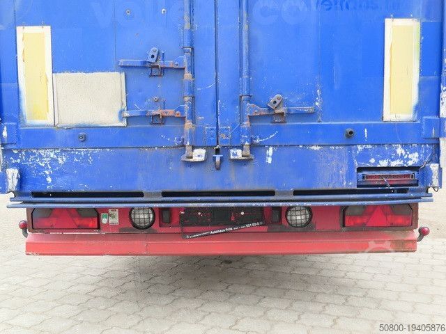 Walking floor semitrailer STAS SZ339V, 90m³, Elektrisches Powerpack, SAF, Funk,
