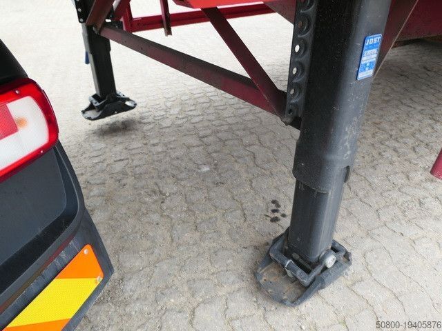 Walking floor semitrailer STAS SZ339V, 90m³, Elektrisches Powerpack, SAF, Funk,