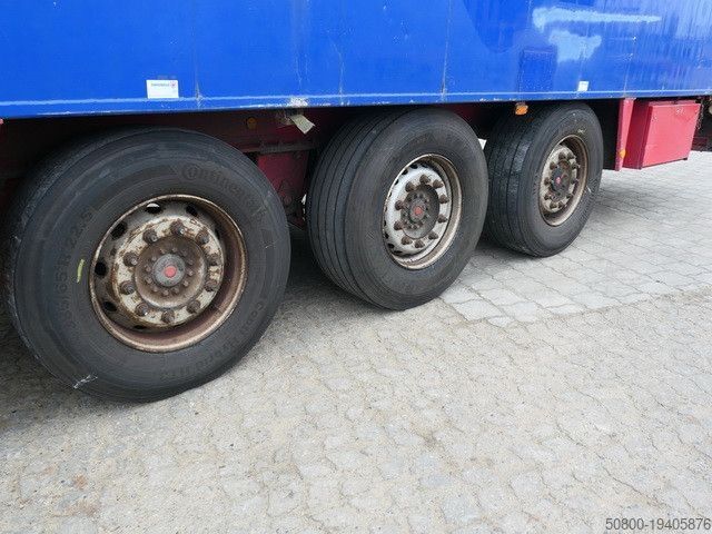 Walking floor semitrailer STAS SZ339V, 90m³, Elektrisches Powerpack, SAF, Funk,